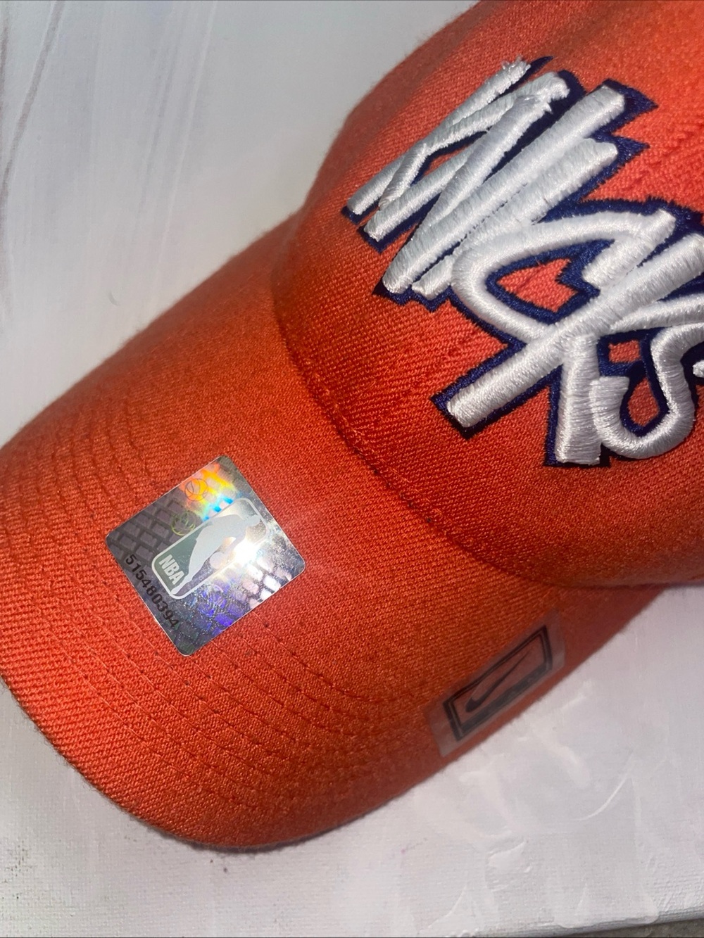 Nike Team New York Knicks Graffiti Hat Cap Flexfit NBA Vintage Sticker Hat Patch
